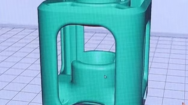 Model elementu 3D stworzony w celu wdrożenia na linii produkcyjnej