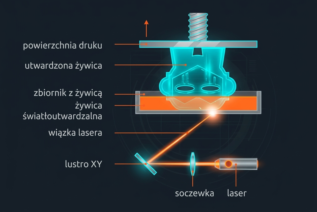 Technologia SLA i druk 3D z żywic: kompletny przewodnik